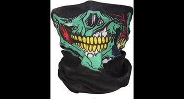 Balaclava Gezicht Shield Tactische Masker Groen * Special edition * 3D Schedel Sport Nek Warm Motor Masker Volgelaatsmasker Winddicht Motorfiets Mondkap Ski Outdoor Sport