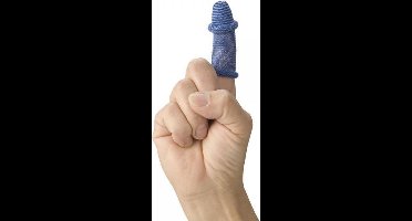 Detectaplast Vingerbob Textiel Blauw - 5 stuks