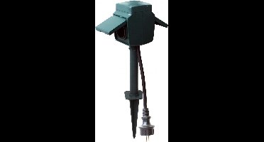 Chacon Garden Spike 2 X16A met 2 m kabel groen