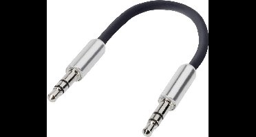 SpeaKa Professional SP-7870496 Jackplug Audio Aansluitkabel [1x Jackplug male 3,5 mm - 1x Jackplug male 3,5 mm] 10.00 c