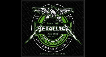 Metallica - Beer Label Patch - Zwart