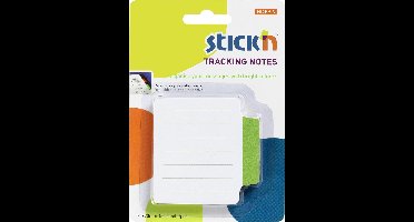 Stick'n Bladwijzer - Bookmark - sticky notes - 70x70mm - Groen - gelinieerd - 50 Index Tabs