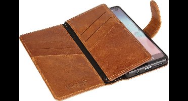 Samsung Galaxy S10+ hoesje - Pierre Cardin - Cognac - Leer