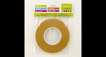 Vaessen Creative Tape - dubbelzijdig - wit - 9mmx50m