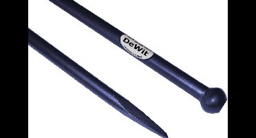 Stootijzer 1.20 mtr k/punt rond - deWit