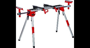 Einhell Onderstel MSS 1610 - Maximaal 100 kg laadcapaciteit - Onderstel voor afkortzagen - In hoogte verstelbaar - Uitschuifbare werkstukdragers met geleiderollen - Compact inklapbaar