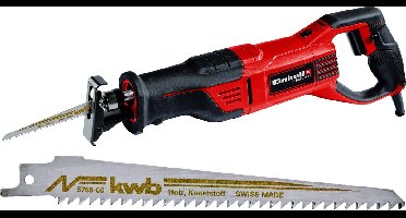 Einhell Reciprozaag TE-AP 750 E - 750 W - Slaghoogte: 20 mm - Onbelast toerental: 0- 2.800 t/min - Max. zaagdiepte hout/metaal: 115/10 mm - Incl. 1x zaagblad hout