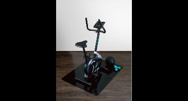 Onderlegmat / beschermmat voor fitnessapparaten - Zwart - 90x120 cm