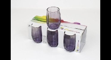 Pasabahce Linka - Paarse Likeurglazen / Shotglazen / Borrelglazen - 115 ml