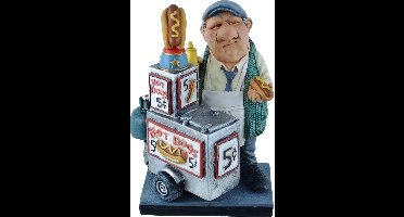 Warren - Stratford - beeldje - hotdog - stand - verkoper - hotdogkar