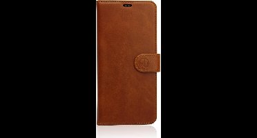 Rico Vitello Leren Boekmodel Hoesje Samsung Galaxy S9 - Lichtbruin
