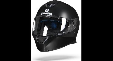 SHARK SKWAL 2.2 BLANK Motorhelm integraalhelm MAT WHT LED Zwart Mat - Maat XS