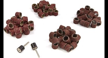 100 Delige Schuurdrumset incl. 2 Schuurdrumhouders