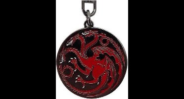 Game of thrones - metal keychain - targaryen