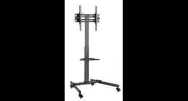 TV standaard - tv statief voet - verrijdbaar - hoogte instelbaar 116 cm tot 151 cm