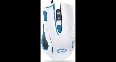 Optische USB Game Muis 7D Hawk met LED - 2400 DPI - Wit