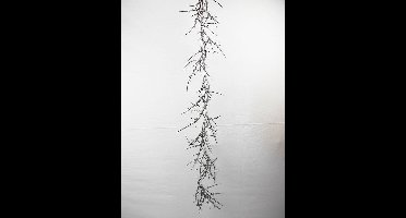 SENSE Twig garland Peaks black 180cm - Grijs slinger - Schaal decoratie - Raamdecoratie - takken slinger