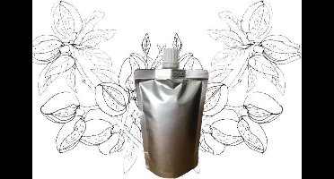 Amandelolie - Navulling 200ml pouch met schenkmond - plasticvrij verpakt - vegan - dierproefvrij en zonder chemische toevoegingen - amandel huidolie