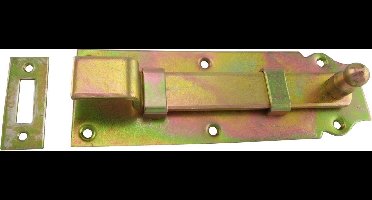 Waelbers Rolschuif Patent met bocht - Geel - 180mm