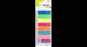 Stick'n Film Index - 45 x 12 mm - Flexibele liniaal - 200 Index Tabs totaal