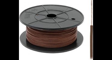 FLRY -B kabel - 1x 0,75mm - Bruin - Per meter