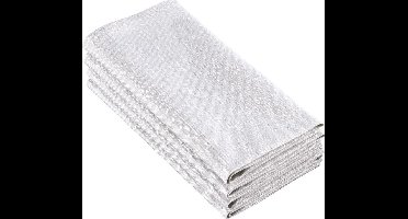 De Witte Lietaer Servetten, Sonora Parelwit (4 st.) - 50 x 50 cm - 100% Katoen