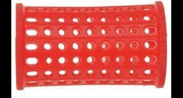 Sibel Formlockkruller rood lang + naalden rood 10st