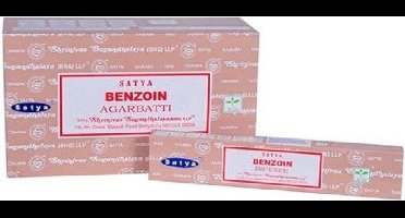 Satya - benzoin - wierook - benzoe - doos van 12 stuks