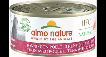 Almo Nature HFC Natural Kattenvoer Tonijn & Kip 150 gr