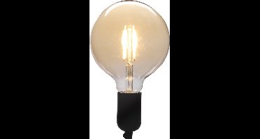 Denver LBF-405 - Filament WiFi lamp - G125 E27 fitting - Dimbaar - Werkt met TUYA  - Google Home - Amazon Alexa - Warm wit