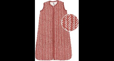 Little Boo Slaapzak - Geweven - ZigZag - Terra Roze - 70cm