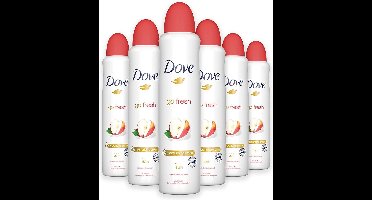 Dove Deo Spray XL – Go Fresh Apple & White Tea - Voordeelverpakking 6 x 250 ml