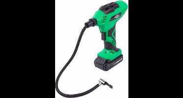 Hofftech Accu compressor - 12V - 1300mAh - 10 bar - Draagbaar - Inclusief opzetstukken