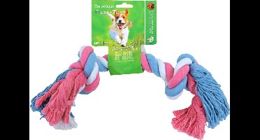 Boon floss-toy blauw/roze/wit, large 39 cm