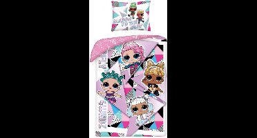 LOL Surprise! Dekbedovertrek March to the Beat 140 x 200 cm - Katoen - 70 x 90 cm