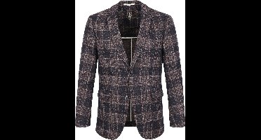 Suitable Respect Colbert Lexy A Toronto Wolmix Flex Bruin - Maat 52 - Heren blazer