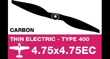 APC - Electro propeller - 400 klasse - Carbon - 4.75X4.75EC
