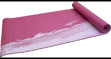Senz Sports Yogamat Premium - 180 x 60 x 0.6 cm - Roze met print