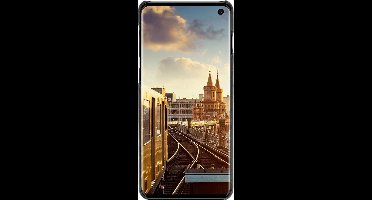 JT Berlin - Telefoonhoesje Samsung Galaxy S10 - Leer - Zwart