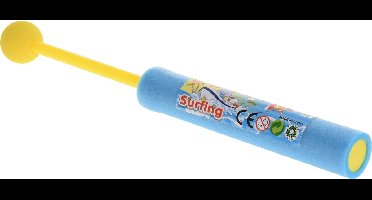 Speelgoed waterpistool van foam met bolletje 21 cm - 1x stuks - Foam waterspuiters