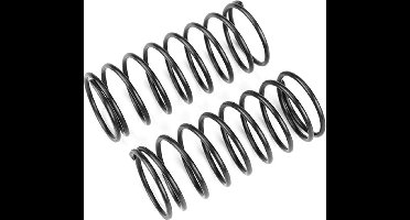 Team Corally - Shock Spring - Black - Hard - Front - 2 pcs