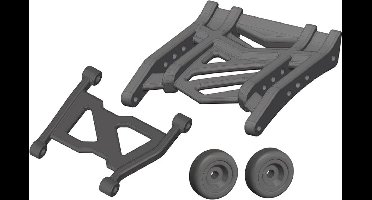Team Corally - Wheelie Bar - Composite - 1 Set
