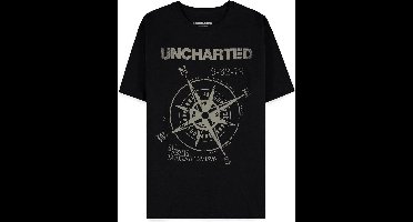 Uncharted Heren Tshirt -2XL- Compass Zwart