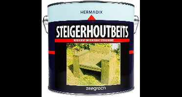 Hermadix Steigerhoutbeits - 2,5 liter - Zee groen