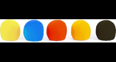 MUSIC STORE windscherm kleuren 5 stuk/ SM58 kleuren gemischt - Windscherm