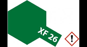Tamiya Hobbyverf Acrylverf - XF-26 Dark Green - Matt - Acryl - 23ml Verf potje - 23 ml