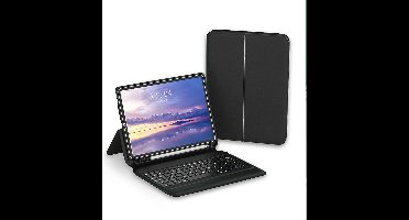 iPad Pro 11 (2018/2020) Hoes - Bluetooth toetsenbord hoes - QWERTY layout - Magneetsluiting - Sleep/Wake-up functie - Zwart