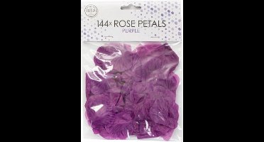 rozenblaadjes 4 x 4 cm polyester paars 144 stuks