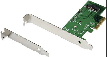 Renkforce RF-2384500 1 poort M.2-controller PCIe x4 Geschikt voor: 2242, 2260, 2280 Incl. Low-Profile slotplaat