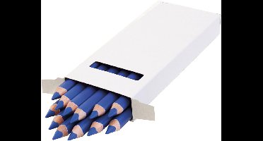 Edu Jumbo Kleurpotlood, dikte 10 mm, vulling 6,25 mm, donkerblauw, 12 stuk